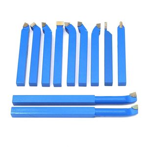 车床工具机械机床钻头11pcs手动刀架切削刀具套装硬质合金刀头外车削镗刀 - Product Image 2