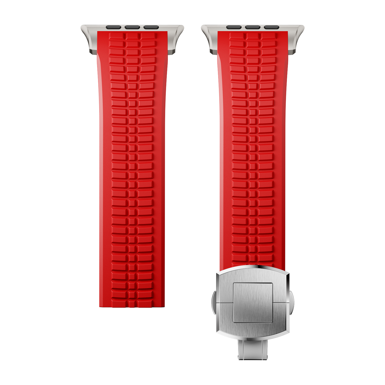Rouge (boucle argentée)