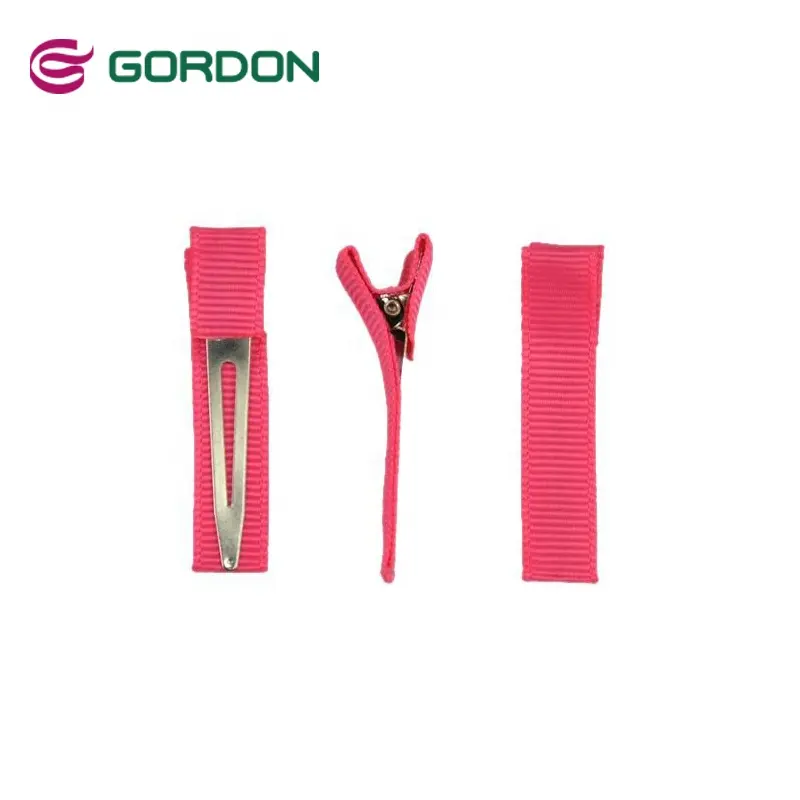 Gordon Ribbons 4,5 centímetros Grosgrain Ribbon Alligator Clip Bow Clips Acessórios para Little Baby Girls Hair Tie