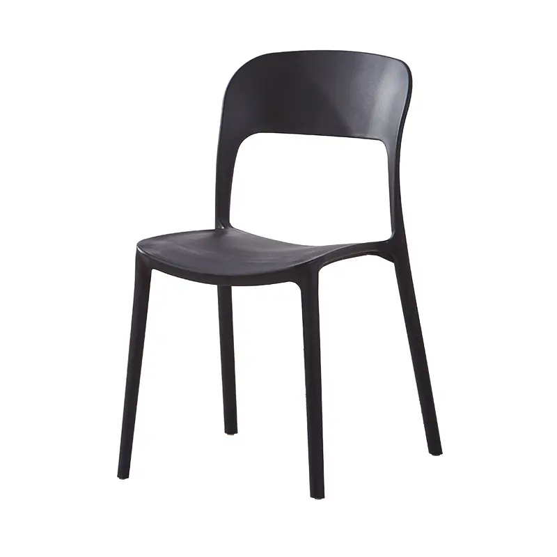 Wholesale Nordic Modern Outdoor Colorful Plastic Chair Stackable PP Dining Chair For Garden Restaurant Hotel