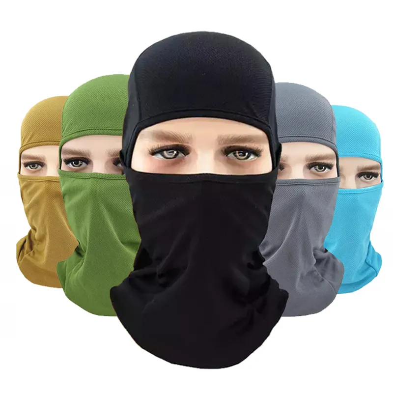 Masque de cagoule facial complet pour cyclisme, marque privée, bandana mince et moulant, équitation, cs ski