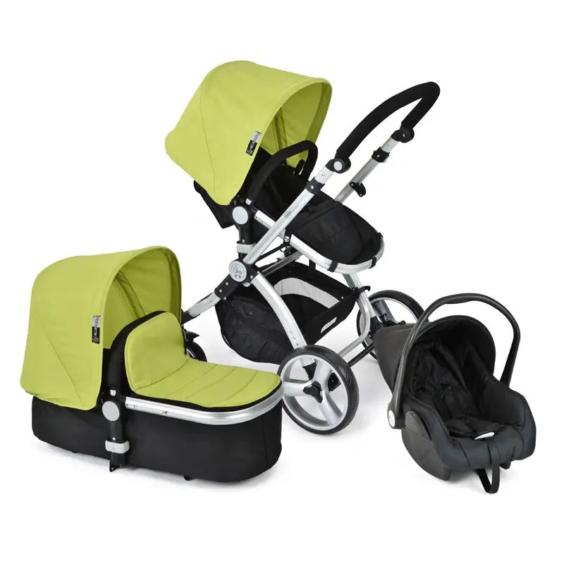 Portable haute paysage bébé poussette bébé landau 3 en 1 maxi cosi transporter lit bébé siège auto chariot pour enfants