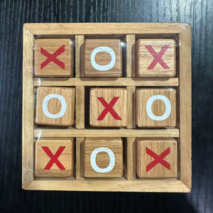 XO satranç yüksek kalite Tic-Tac-Toe oyuncak klasik iki oyuncu kurulu oyunu ebeveynler çocuklar için interaktif çocuk eğlence - Product Image 2