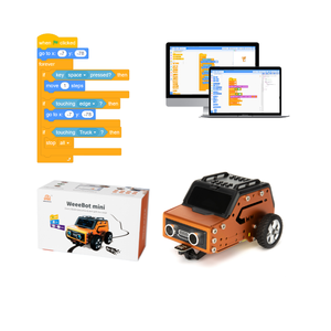 Weemake Smart Education Robot Kinder codierung Kompatibel mit Arduino IDE Car Robotics Kit für Schulen Weeebot Mini
