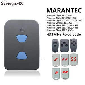 SMG-302 Marantec 433.92MHz Garage Door Remote Control Compatible With MARANTEC Digital 382 211 231 <strong>Command</strong> 131 433MHz <strong>Command</strong> - Product Image 2