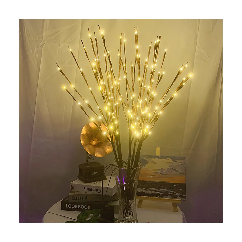 Fabbrica LED Willow Branch Lamp ramo di albero artificiale Fairy Twig vaso luce per la festa di nozze decorazione dell'albero di natale