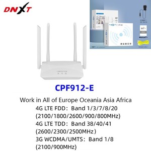 เราเตอร์ WiFi แบบพกพา CPE 4G ความเร็วสูงพร้อมเสาอากาศภายนอก12V มาตรฐานกลางแจ้ง5G 3G CPF912-OY LTE ช่องใส่ซิมการ์ดสำหรับใช้ในบ้าน - Product Image 2
