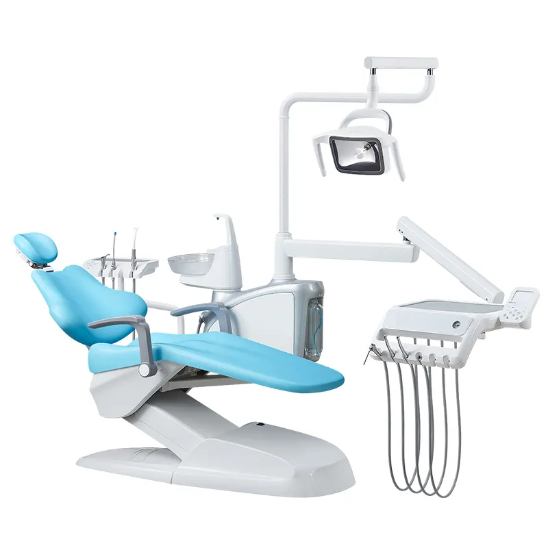 Prodotti dentali di alta qualità di fabbrica cinese Design sicuro sedia odontoiatrica di autodisinfezione di sicurezza Premium