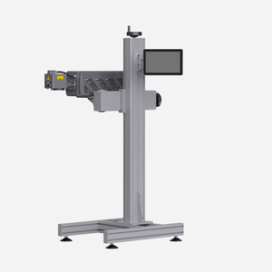 PHEZER high speed CO2 40w 60w laser <strong>coding</strong> on wood bottle plastic logo barcode UDI QR DM code marking - Product Image 1