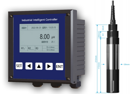 Contrôleur bleu de DOY8550 AC220V + électrode RS485