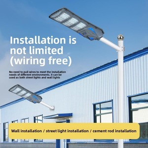 LIGHTSINCERE yüksek ışık su geçirmez All in One güneş <span class=keywords><strong>Led</strong></span> sokak lambaları 300w sensör açık güneş ışıklar-sokak lambası ile uzaktan
