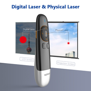 N86s faretto presentazione presentatore Powerpoint telecomando presentatore Wireless 2.4GHz PPT Clicker puntatore Laser rosso/verde - Product Image 5