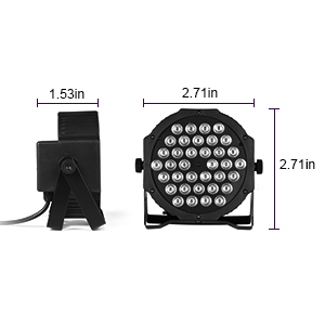 ไฟสปอตไลท์ LED ขนาดเล็ก36*1W 3in1ไฟพาร์สำหรับเวที DMX512/ควบคุมอัตโนมัติสำหรับดีเจปาร์ตี้คลับ - Product Image 5
