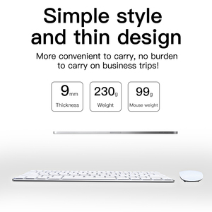 Ultra Thin Lightweight <strong>Keyboard</strong> Support <strong>Multiple</strong> System Switch <strong>bluetooth</strong> <strong>Keyboard</strong> Smart Magic <strong>Keyboard</strong> with BT USB-C Connection - Product Image 5