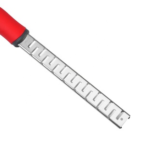 Çok fonksiyonlu paslanmaz çelik mutfak peynir rende el düzenlenen sebze limon zester koruyucu kapak ile - Product Image 4