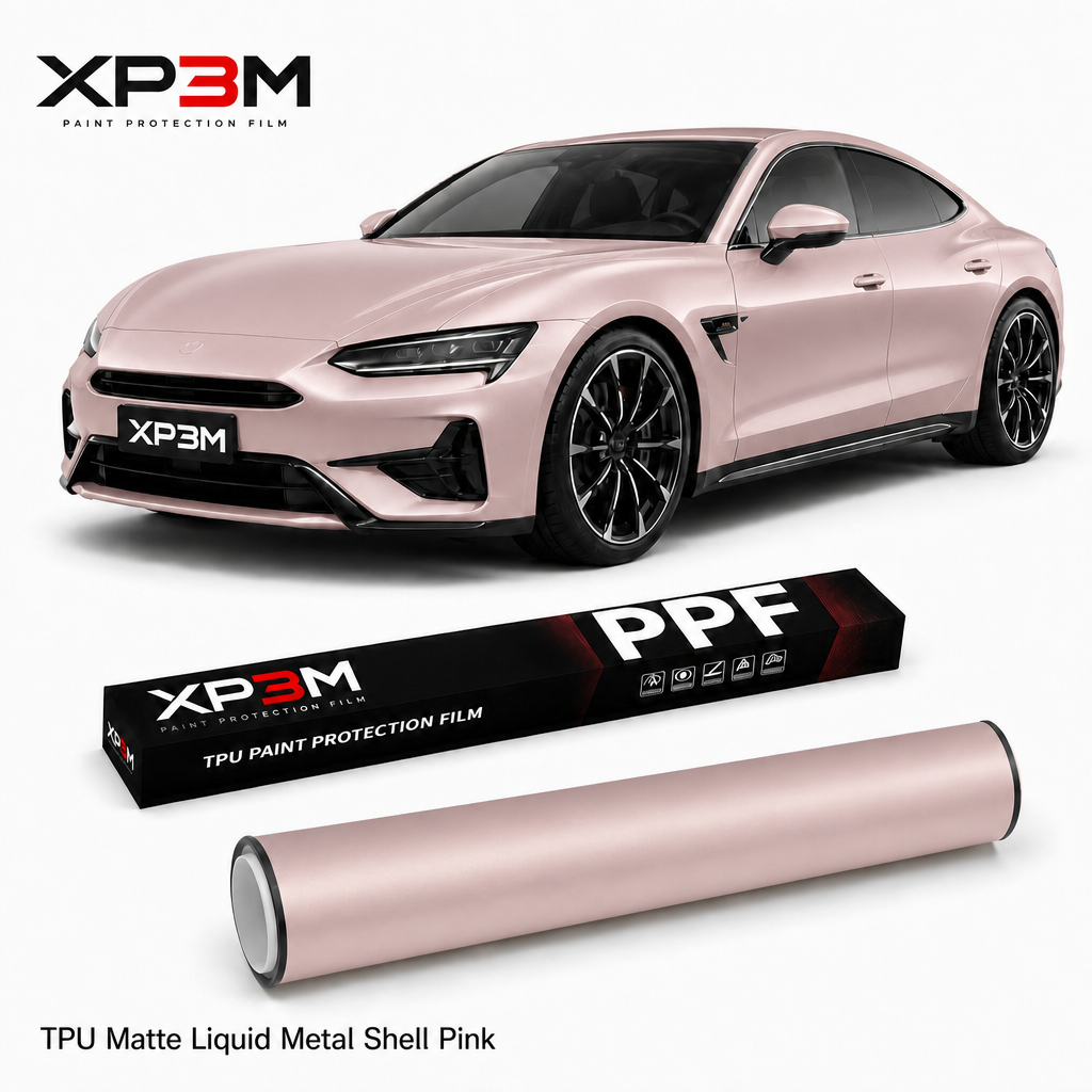 TPU Matte Liquid Metal Shell Pink