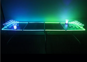 Chất Liệu Kích Thước Biểu Tượng Theo Yêu Cầu OEM/ODM Bảng Trò Chơi Bóng Bàn LED Nhỏ Gọn Tiện Dụng Mini Giá Rẻ Có Thể Gập Lại Màu Tương Tác 8ft - Product Image 5