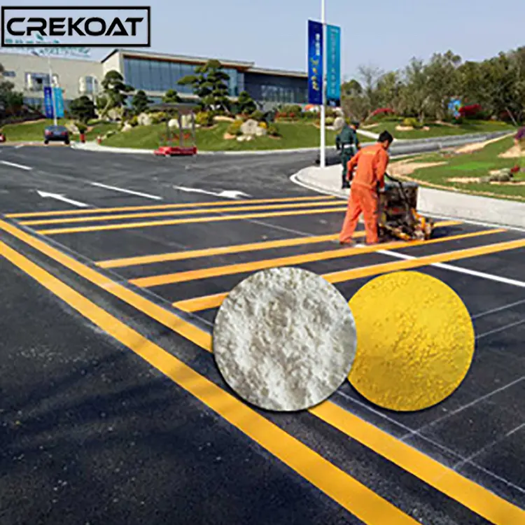 Hot melt road marking paint powder luminous mma road marking paint thermoplastic paint road marking