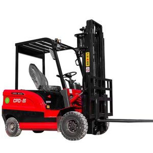 Carretilla elevadora eléctrica pequeña de cuatro ruedas de 2 toneladas, carga hidráulica automática, descarga, apilador de batería de litio de nueva energía optimizado para - Product Image 5