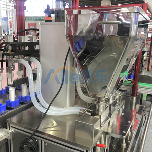 Fabbrica alta produzione officina ad alta velocità crema anulare riempimento F16 bottiglia automatica soffiaggio coperchio a pressione tappatrice - Product Image 6