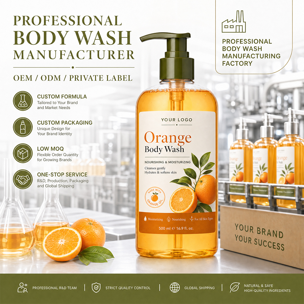 Gel douche orange