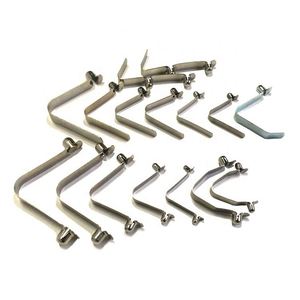 Sıcak satış 5/6/7/8/9/10MM tek Hollow düğme çelik klipler için Kayak kürek yapış bahar klip için çadır direği kilit tente teleskopik - Product Image 4