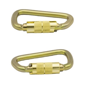 כבד בטיחות הצמד וו וו מנעול אוטומטי קליפים karabiner 30kn mini שבירת עומס טיפוס carabin כוח חזק במפעל קרבין