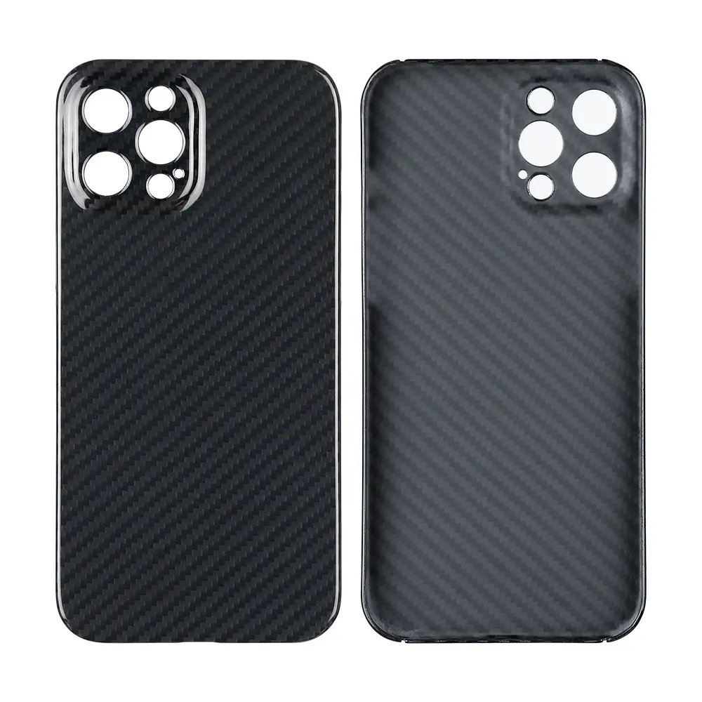 Casing ponsel serat aramid asli ultra tipis untuk iphone 13 14 plus 15 pro mewah penutup pelindung