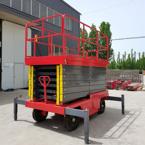Easy <strong>Loading</strong> and <strong>Unloading</strong> Material Lift Table Double Scissor Mini Lift <strong>Platform</strong> - Product Image 2