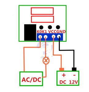 DC 12V Tempo Relè di Ritardo Mini LED Digital Timer di Temporizzazione del Relè di Ritardo Tempo di Ciclo Interruttore di Controllo Doppio Display Tempo modulo relè Casa - Product Image 3