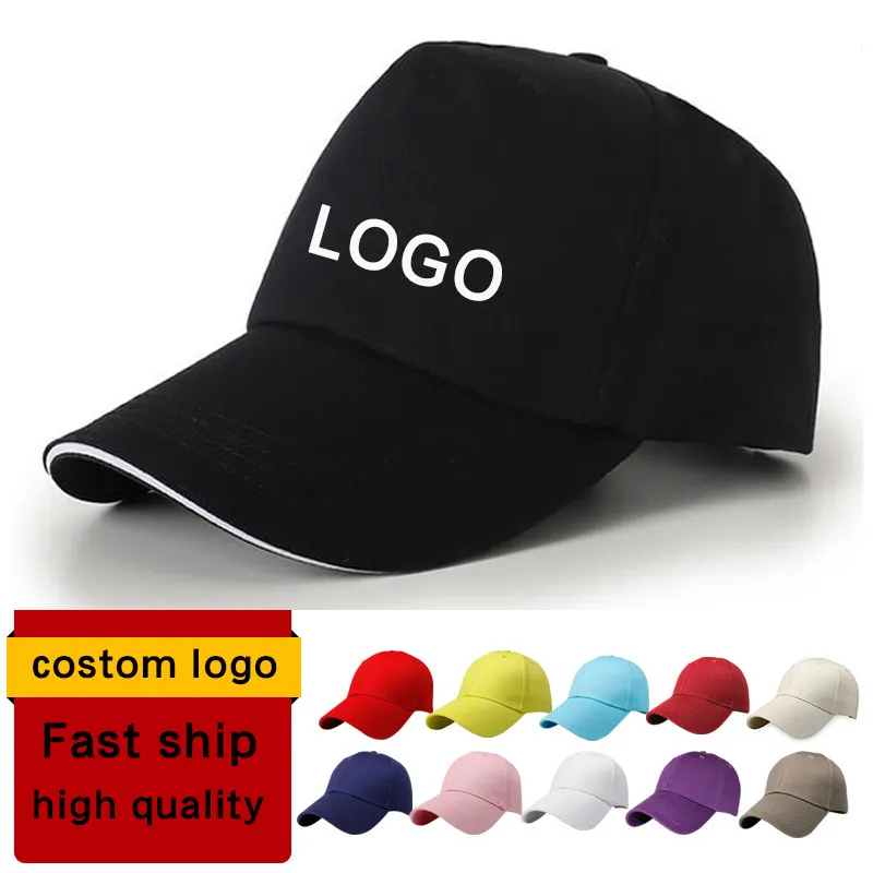 Unisex Tùy Chỉnh Bóng Chày Thêu Cap Logo Chuyên Nghiệp 6 Bảng Điều Chỉnh Tùy Chỉnh Thể Thao Mũ Bóng Chày Mũ