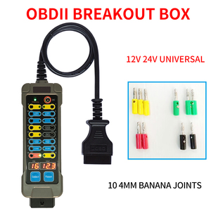 Power Probe OBD2 Breakout Box Can Bus Circuit Tester Obd Scanner Can Test Box Breakout Diagnostic Box