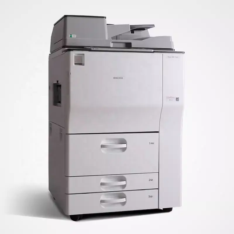 Nhà Máy tái sản xuất fotocopiadora đen trắng Máy Photocopy laser mp7502 cho Ricoh sử dụng máy photocopy máy in
