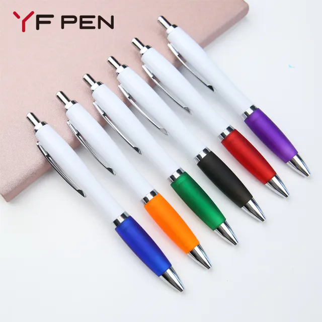 Ready To Ship Promotional Advertisement Personalized Pen Custom Logo Cheap Price Metal Clip Ball Pen