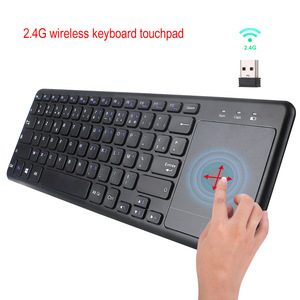 Teclado inalámbrico de tijera de 2,4 GHz para PC, Google, Smart TV, con panel táctil incorporado de gran tamaño y teclas Multimedia - Product Image 3