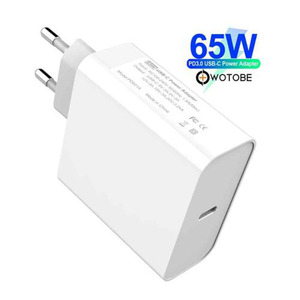 65 וואט סוג חכם סוג c USB-C מטען מהיר etl fcc מסומן קיר רזה pd מטען 5a טלפון נייד לבחור לנו plug gan