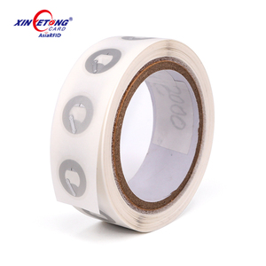 Diameter 25MM 13.56MHz 213 NFC Chip <strong>Wet</strong> <strong>Inlay</strong> 13.56MHz Transparent NFC Labels - Product Image 5