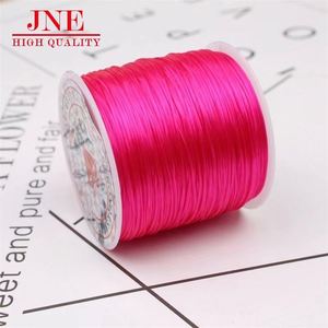 Cuentas de hilo de filamento Plano Resistente al desgaste Cuerda elástica Línea de torre de color Cristal hecho a mano - Product Image 6