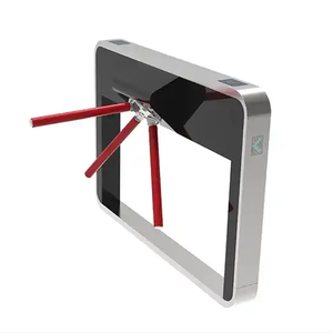 Automatisches Edelstahl-Barrier-Gate-Drehkreuz RS485-Kommunikationsschnittstelle Sicherheits zugriffs kontrolle über Finger abdruck - Product Image 3