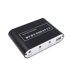 DTS <strong>Decoder</strong> 5.1 Channel DAC Decoding Digital Audio Converter 3.5mm Jack Output Fiber Coaxial Live Streaming Video <strong>Decoder</strong> - Product Image 2