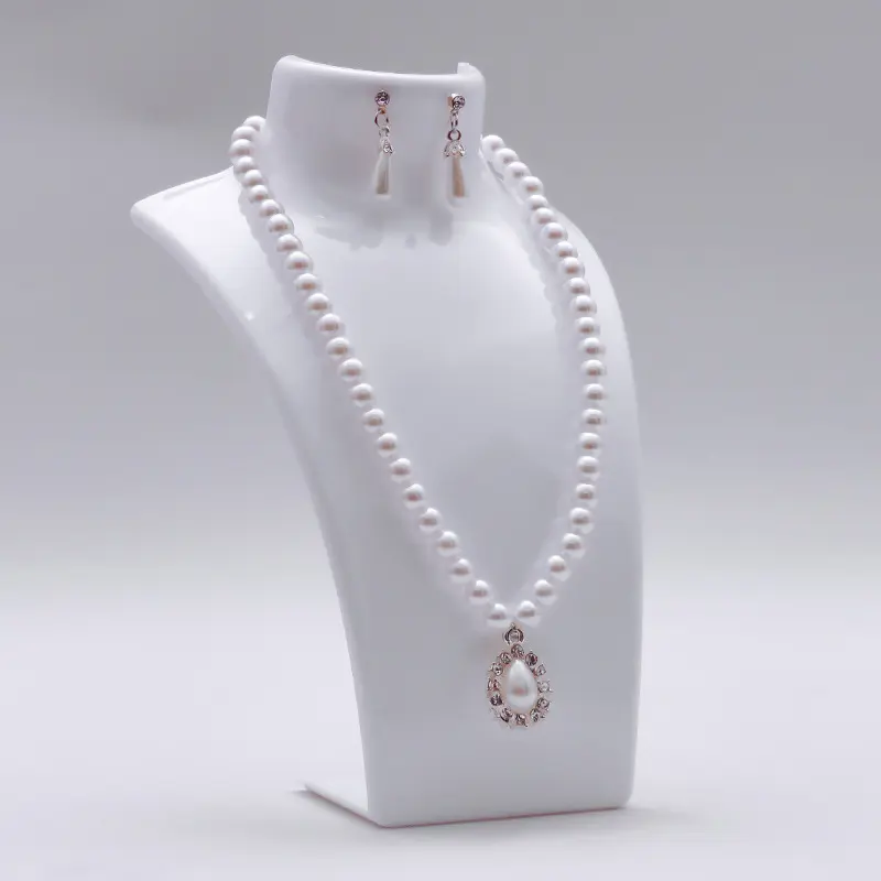 2023 acrylique plinthes bijoux accessoires collier présentoir