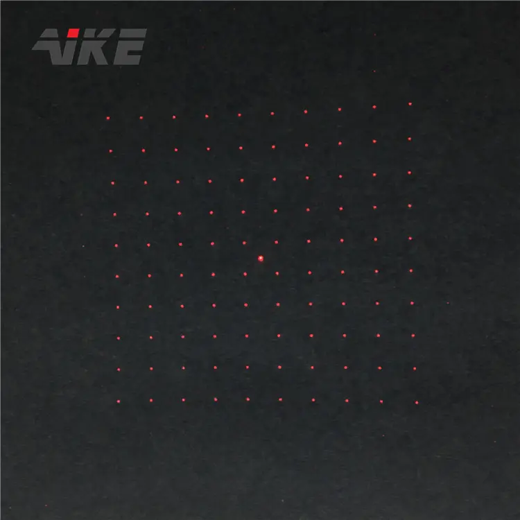 AIKE 10x10 Dots 515nm/520nm/532nm/645/650/660nm 0.5-10mw rode laser diode module DOE laser module met instelbare focus