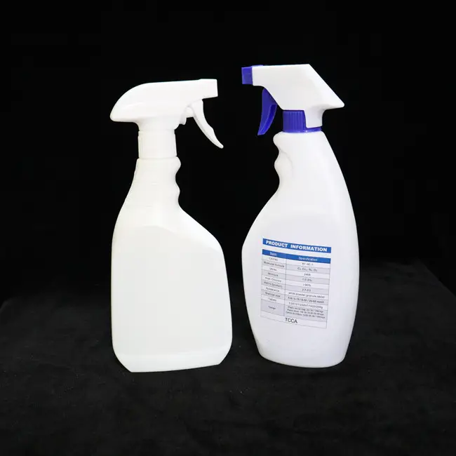 Factory supply wholesale price empty white 1000ml plastic HDPE spray bottle 750ml