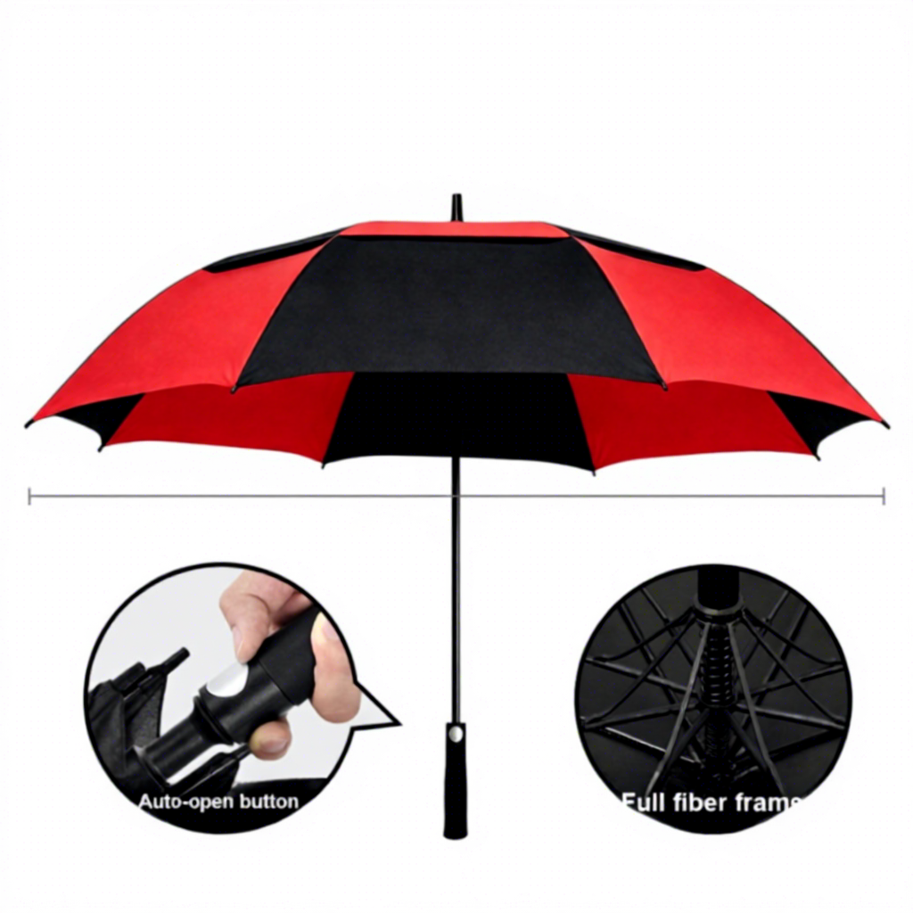 Faux coupe-vent double couche rouge noir bicolore