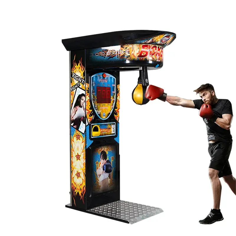 Banana Land Operado por monedas Interior Adultos Juegos deportivos Ultimate Big Punch Máquina de juego de boxeo Redemption Arcade Machine