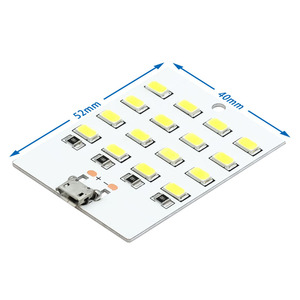 8 12 16 20 LED boncuk aydınlatma Panel modülü sokak satıcı lamba ile mikro USB & C tipi taşınabilir acil gece lambası - Product Image 4
