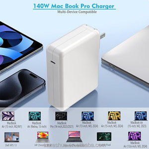 Apple dizüstü bilgisayar için güç adaptörü 140W USB C şarj güç adaptörü kompakt şarj - Product Image 6