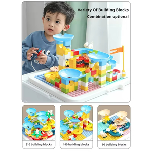2 in 1 çocuk blok yapı tabloları çocuklar manyetik çizim kurulu beraberlik oyuncak seti oyuncak ile saklama kutusu - Product Image 6