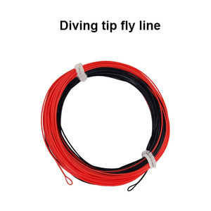 Fly Fishing Line Full Sinking <strong>Tip</strong> Weight Forward Diving <strong>Tip</strong> Fast Sinking Line with 2 Welded Loop 90ft 2 Welded Loops (B10)