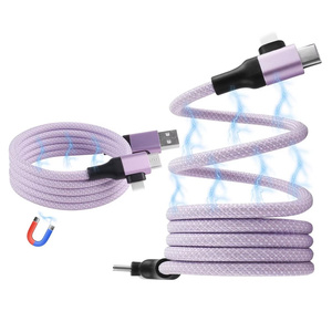 Android Dual <strong>Input</strong> TYPE-C 4 in 1 <strong>Data</strong> Cable Magnetic Fast Charging for All Smart Phone - Product Image 3